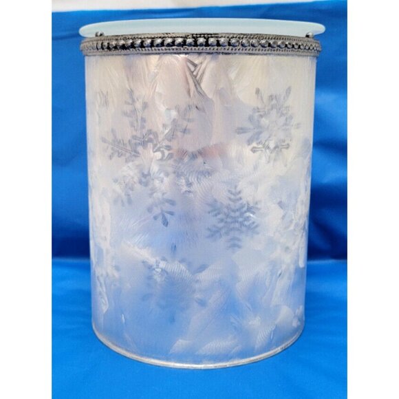 Scentsy Lampshade Collection SILVER FROST SHADE #25670 Retired - No Base - Picture 2 of 15